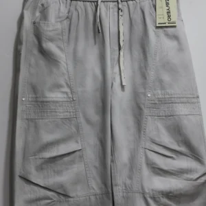 Grey Baggy Trousers with Pockets for Men