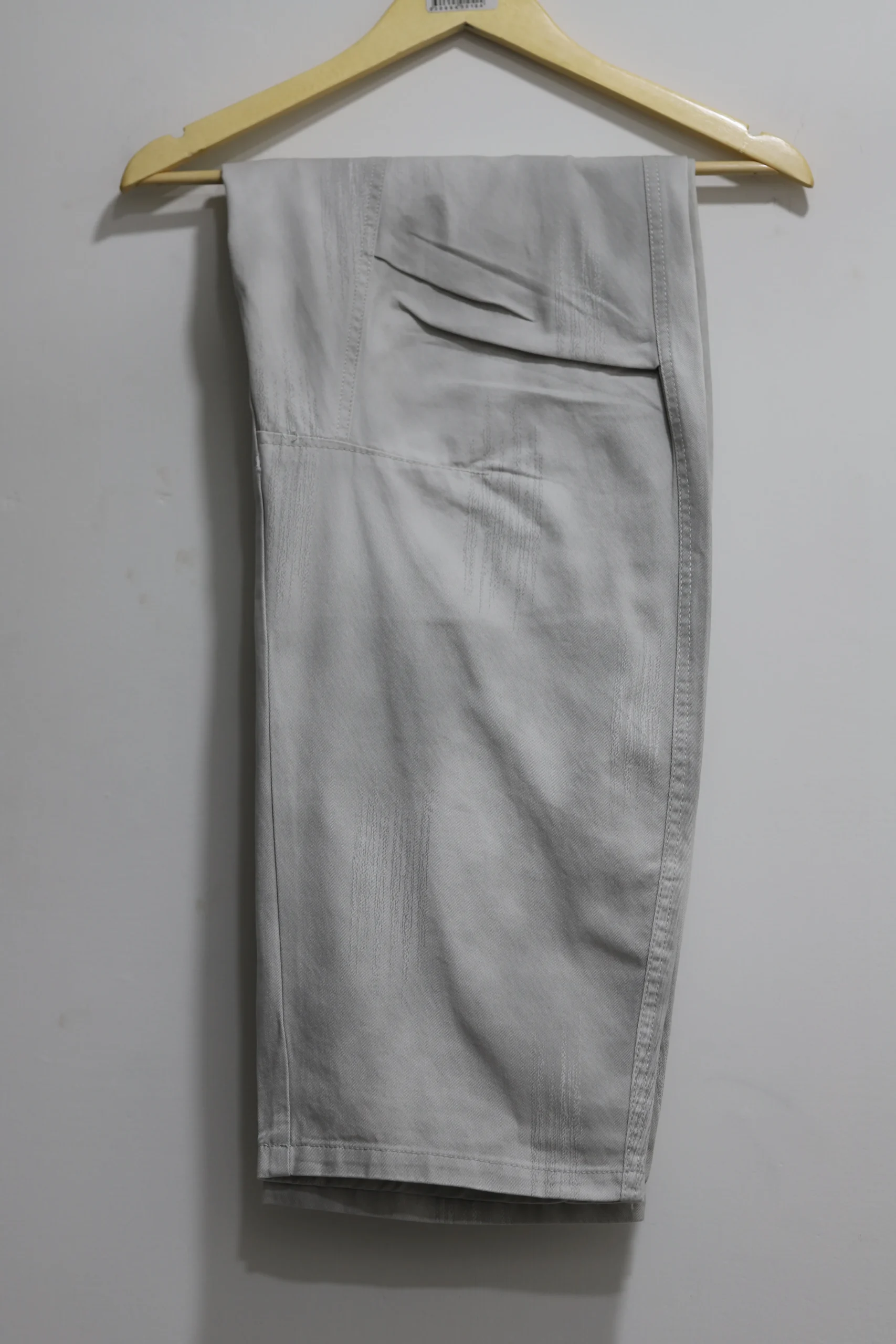 Grey Baggy Trousers with Pockets for Men - Image 8