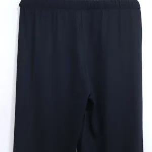 Women’s Black Baggy Trousers – Relaxed Fit High-Waisted Wide-Leg Pants