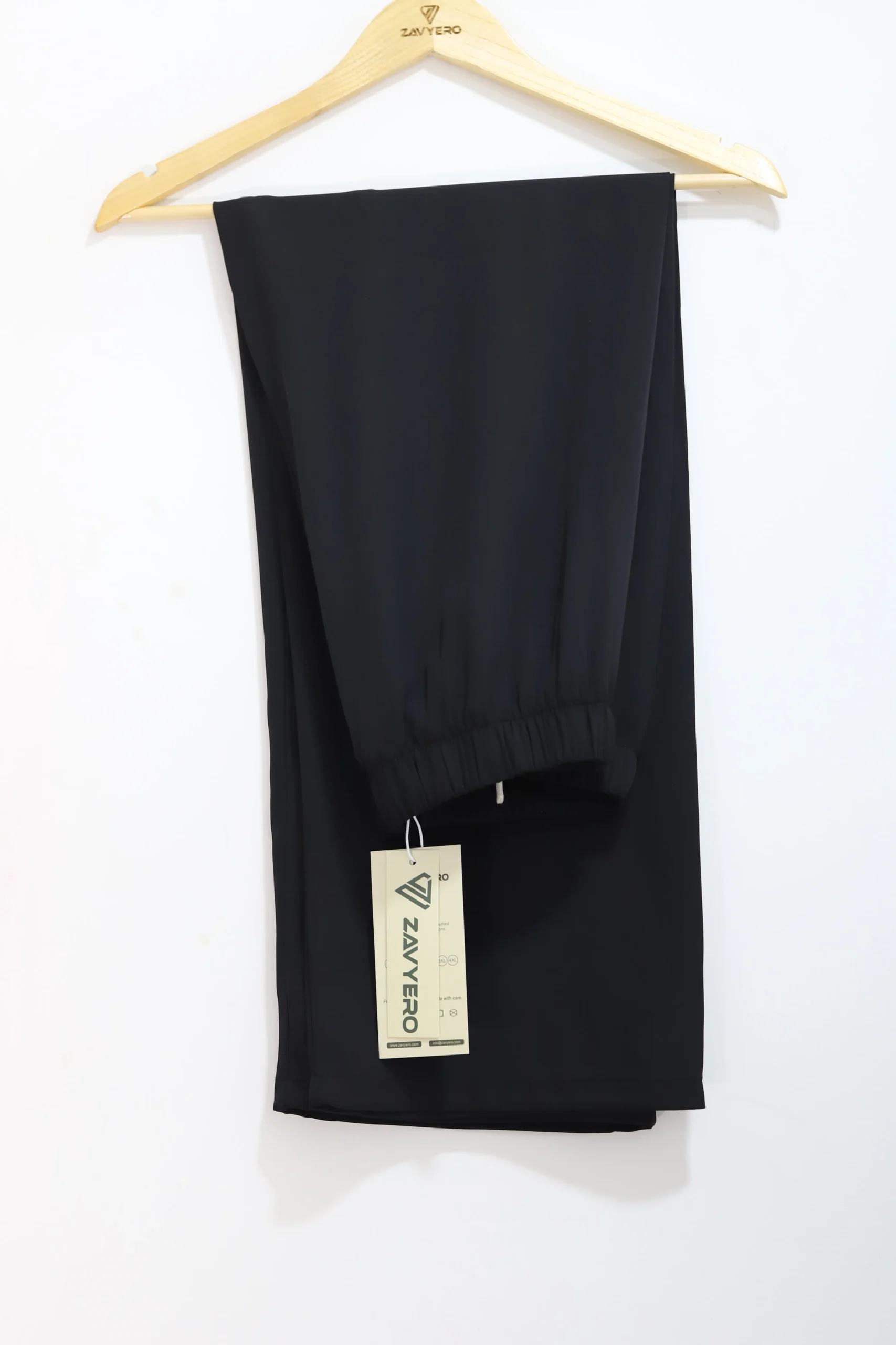 Women’s Black Baggy Trousers – Relaxed Fit High-Waisted Wide-Leg Pants - Image 6