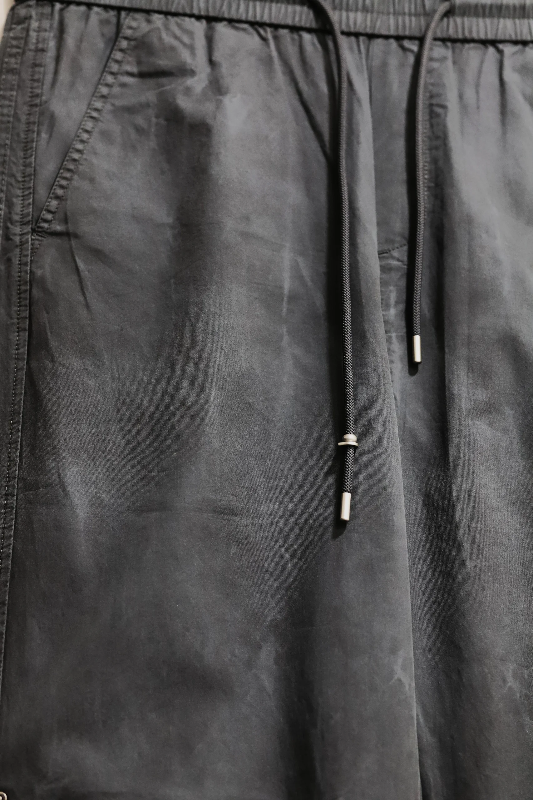Men's Minimalist Black Baggy Trousers - Image 5