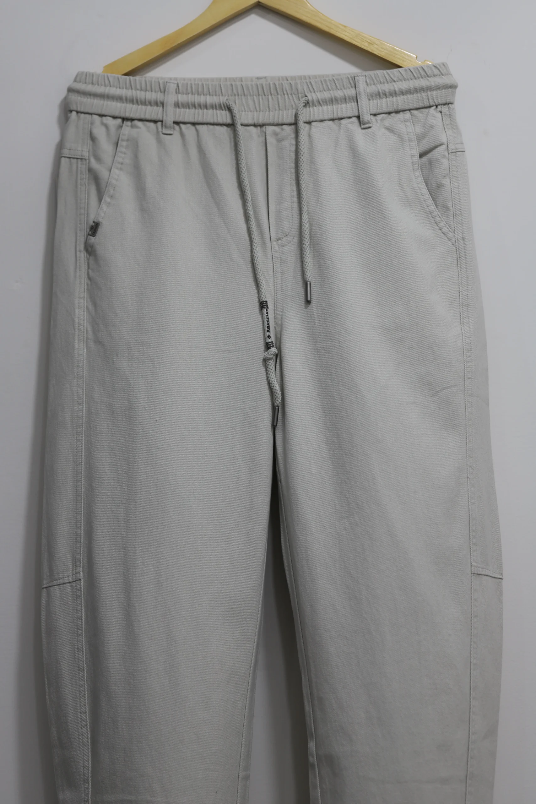 Men's Faded Grey Baggy Fit Denim Jeans