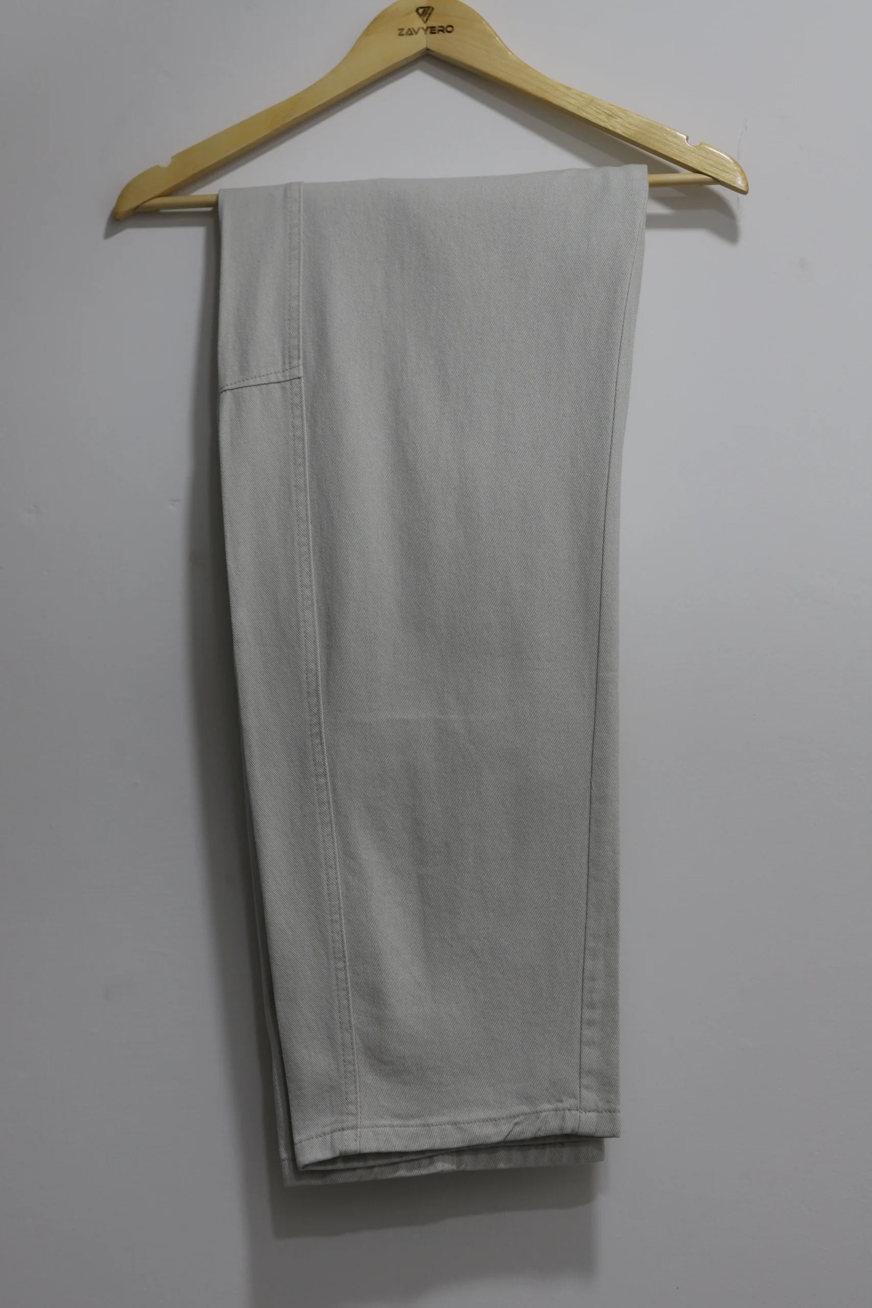 Men's Faded Grey Baggy Fit Denim Jeans - Image 2