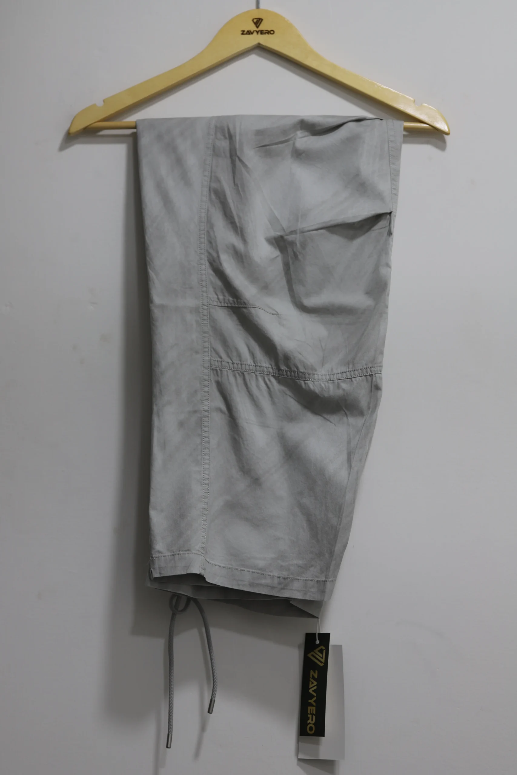Men's Loose Fit Grey Casual Trousers & Chinos - Image 13