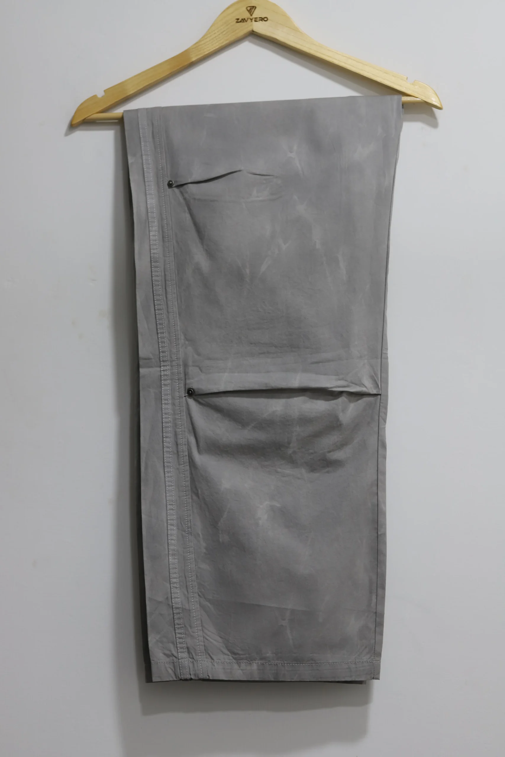 Men's Loose Fit Grey Casual Trousers & Chinos - Image 11