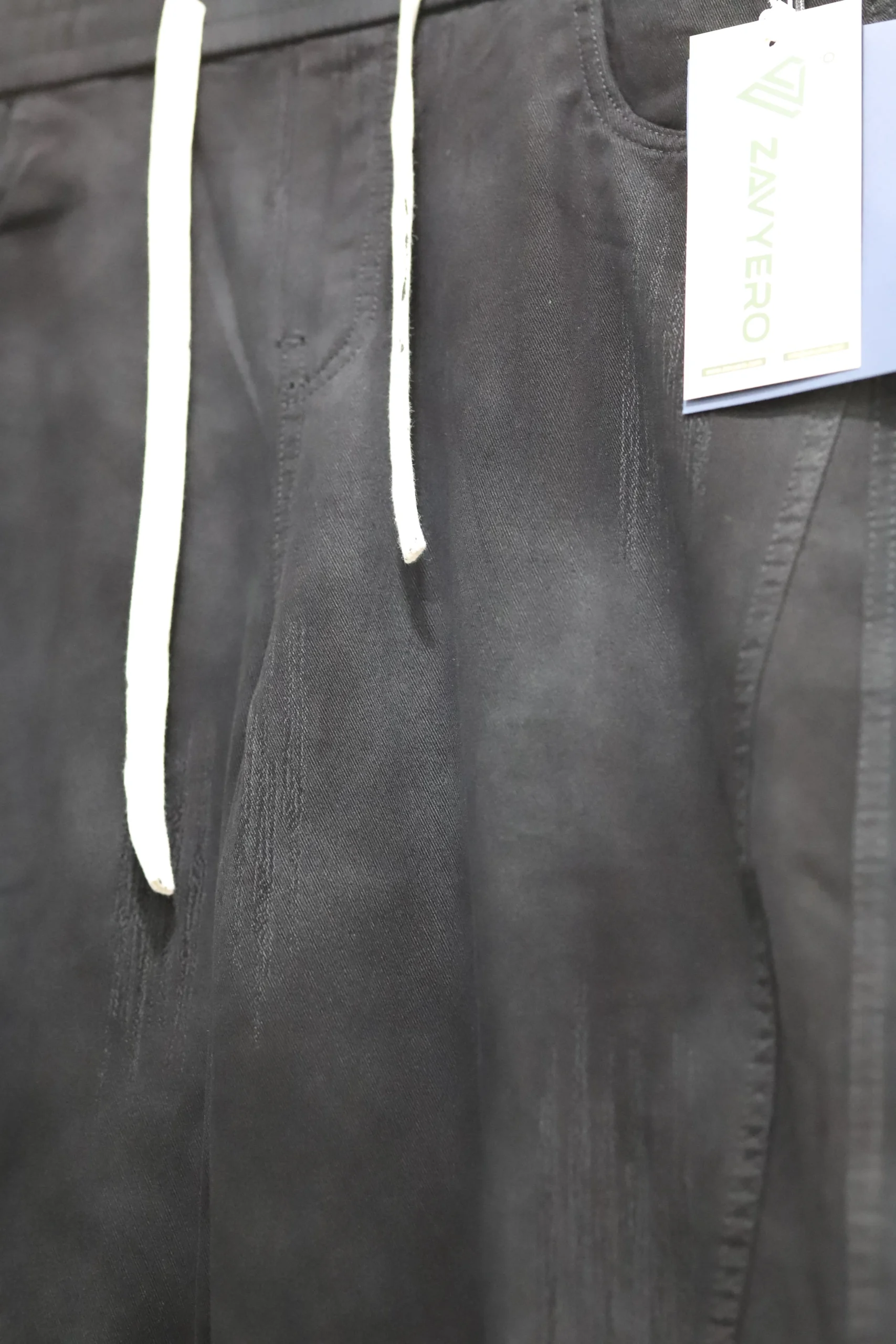 Jet Black Baggy Trousers for Men Special Limited Edition - Image 4