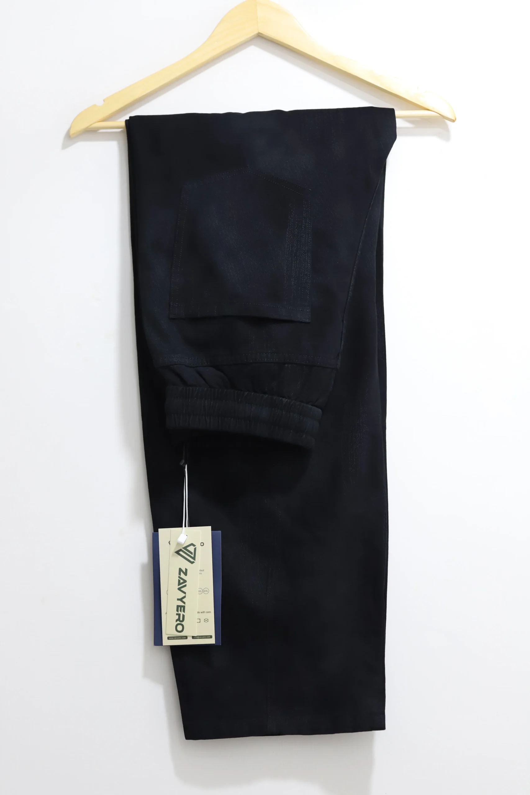 Jet Black Baggy Trousers for Men Special Limited Edition - Image 5