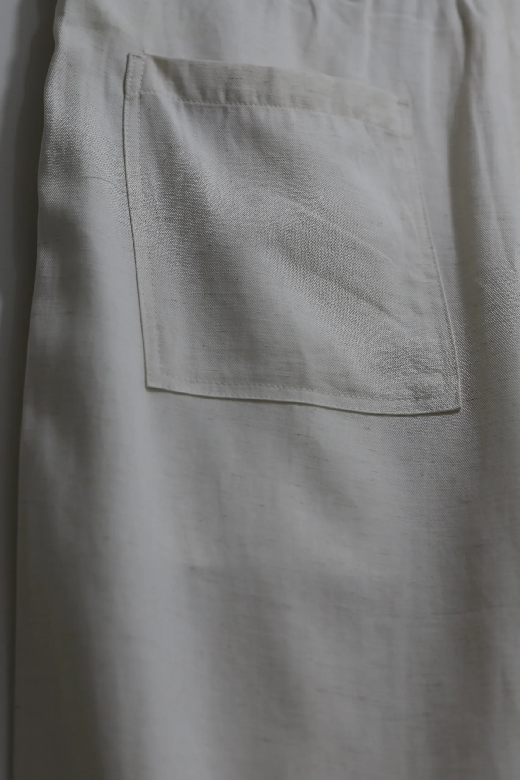 Soft Super Comfy Milk White Trousers For Men - Image 5