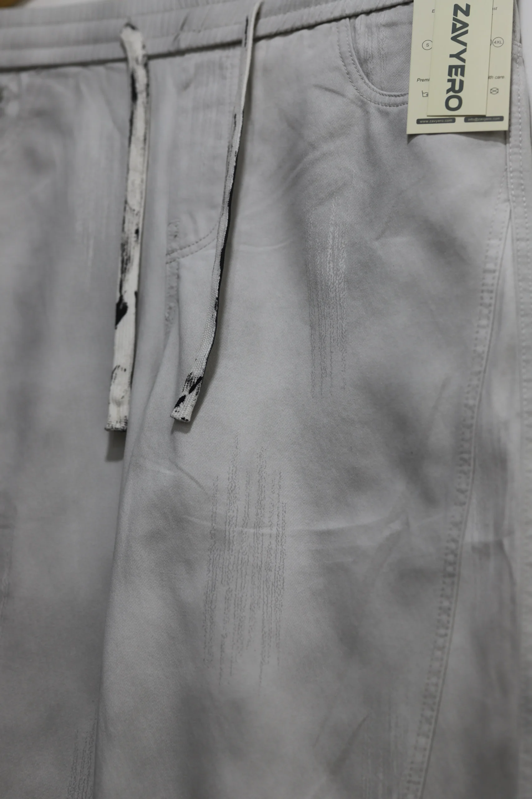 Grey Baggy Boxy Fit Pants for Men Limited Edition - Image 2