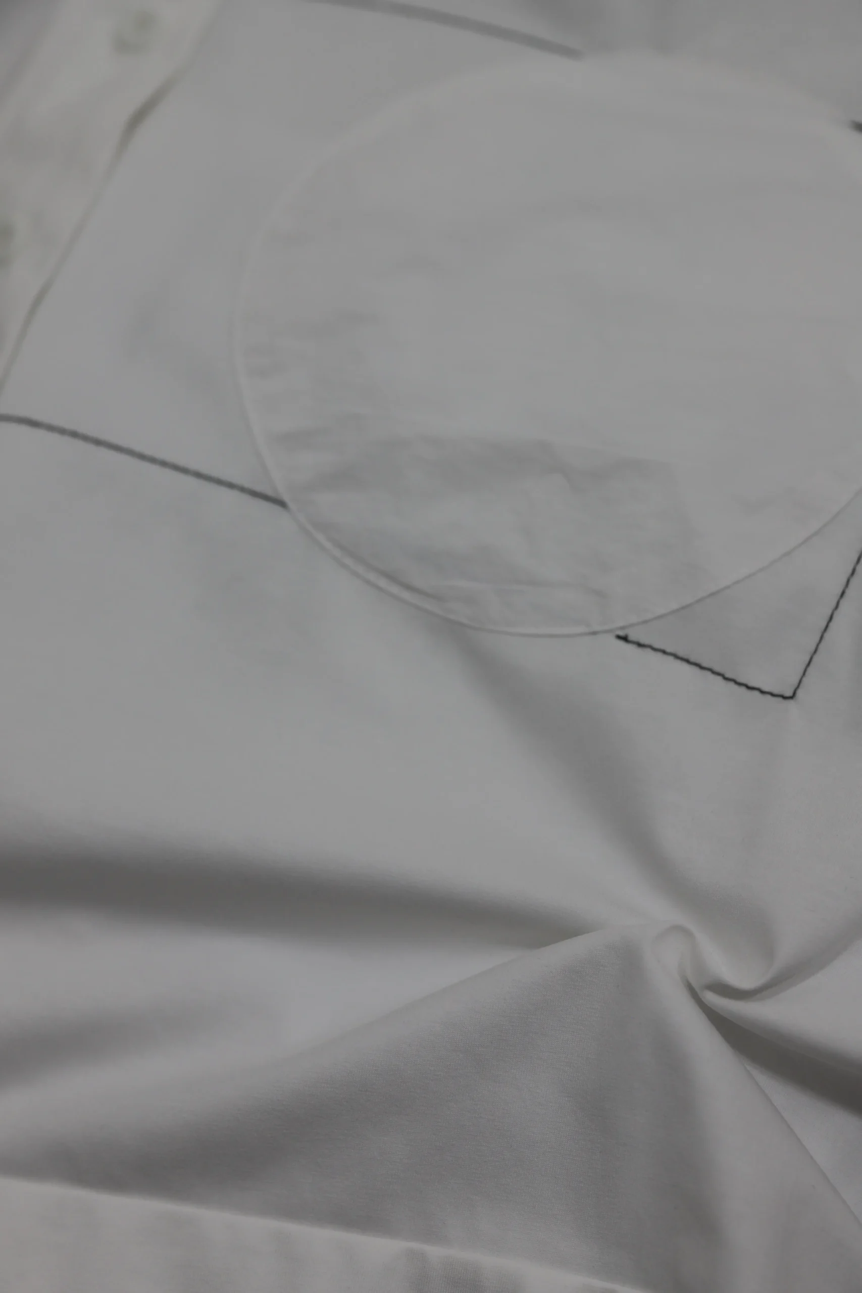 Men's White Casual Cotton T-Shirt with Buttons Design - Image 5