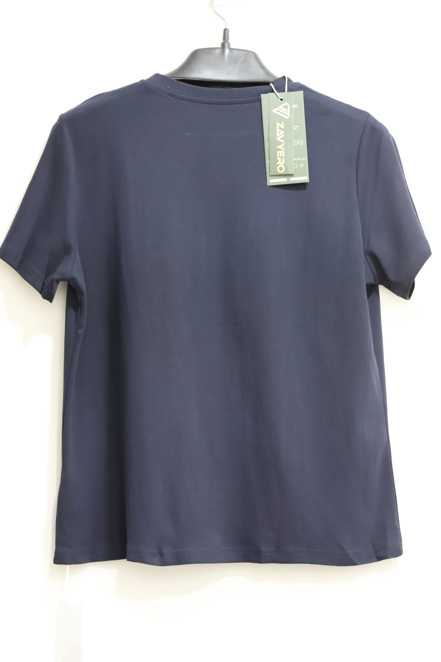 Men's Black Casual Wear Cotton Shirt with Embroidered Lettering - Image 3