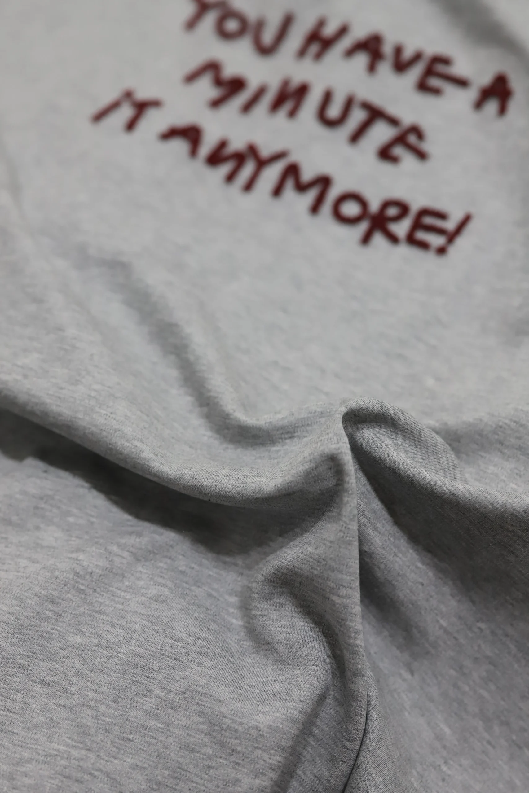 Men's Grey Cotton Shirt with Embroidered Lettering - Image 3