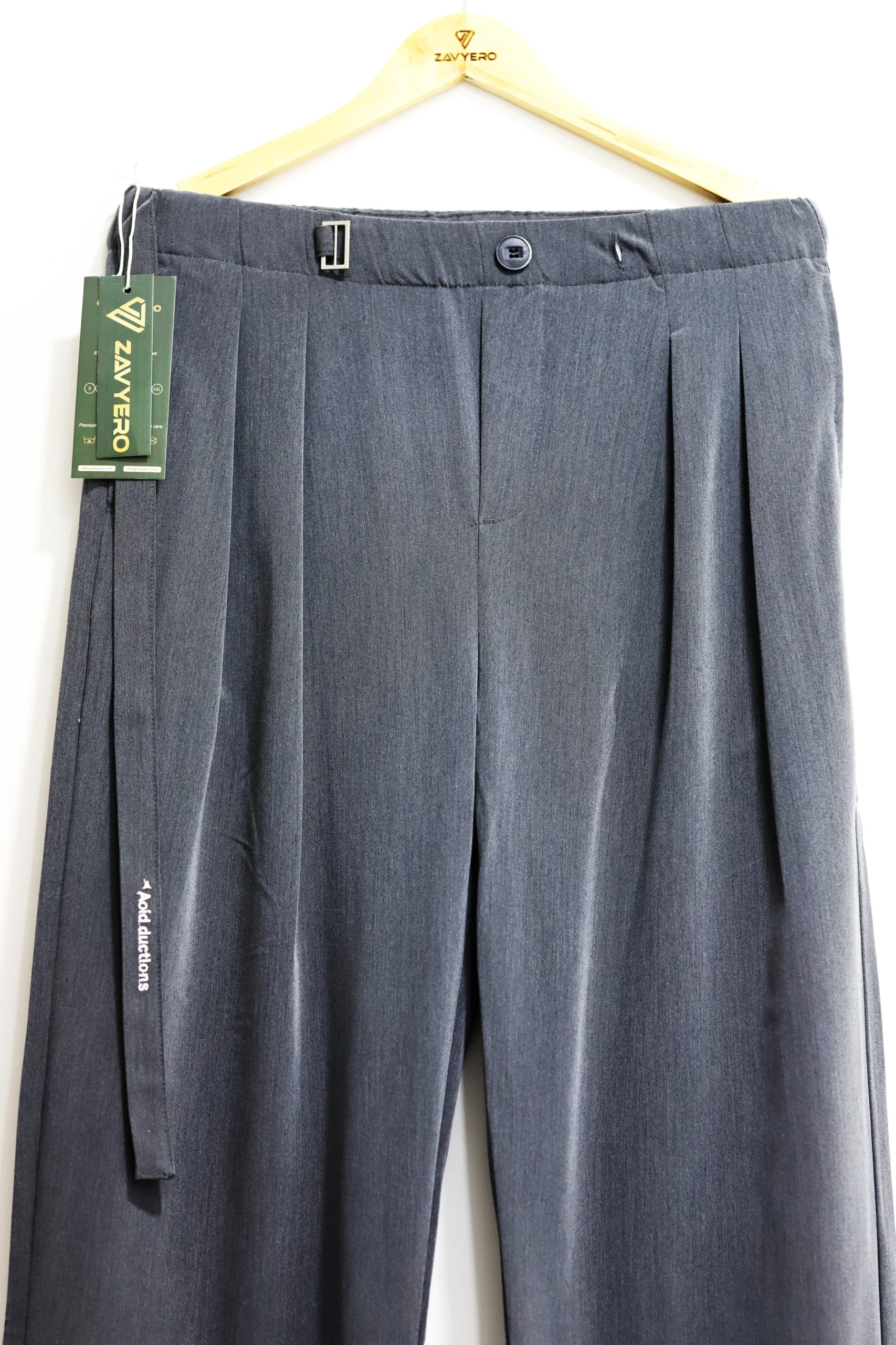 Men’s Trendy Grey Gurkha Pants