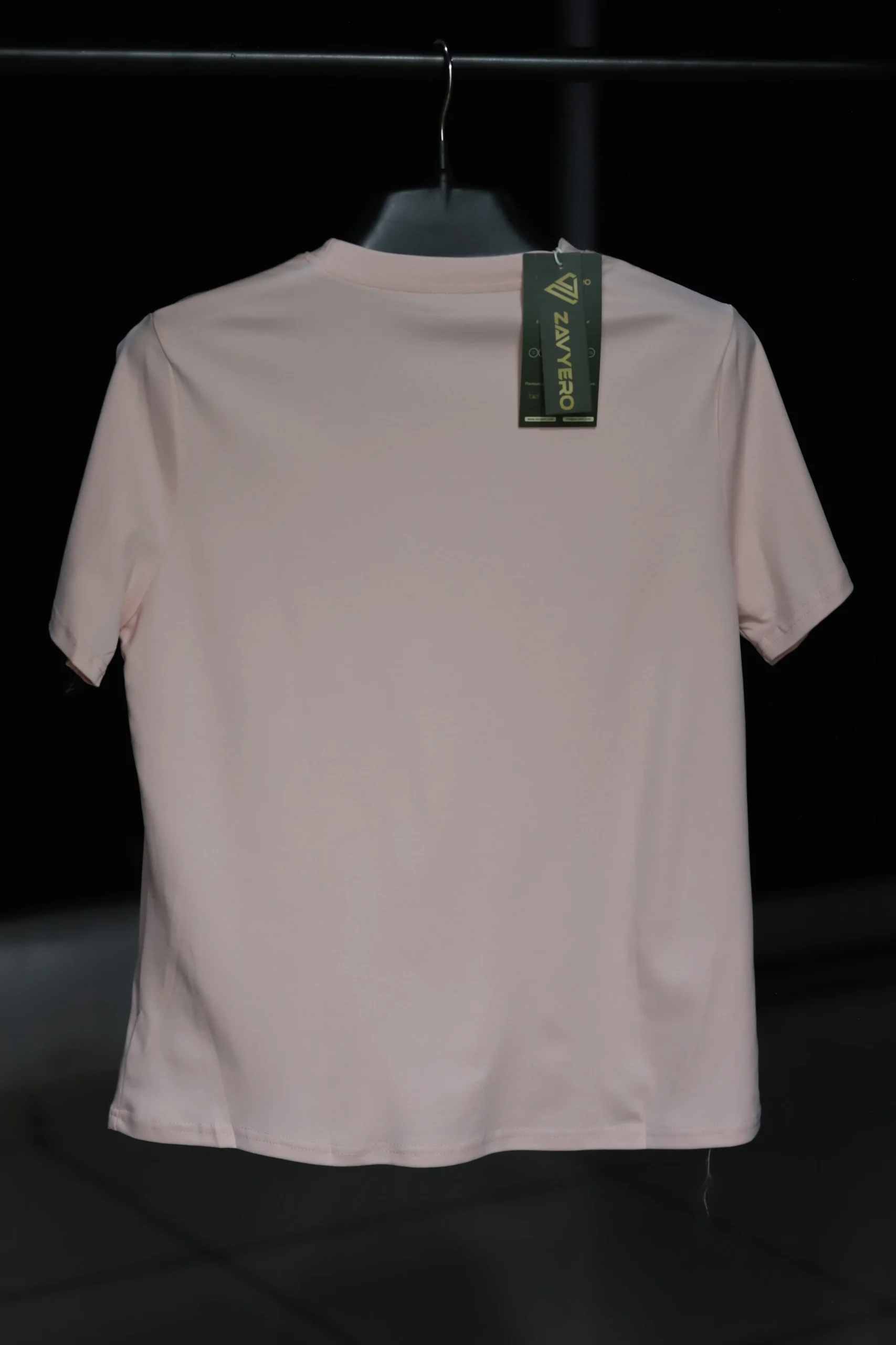 Men's Pink Casual Wear Cotton Shirt with Embroidered Lettering - Image 2