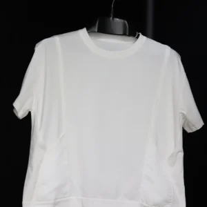 Men's Plain White Casual Cotton Shirt with Pockets