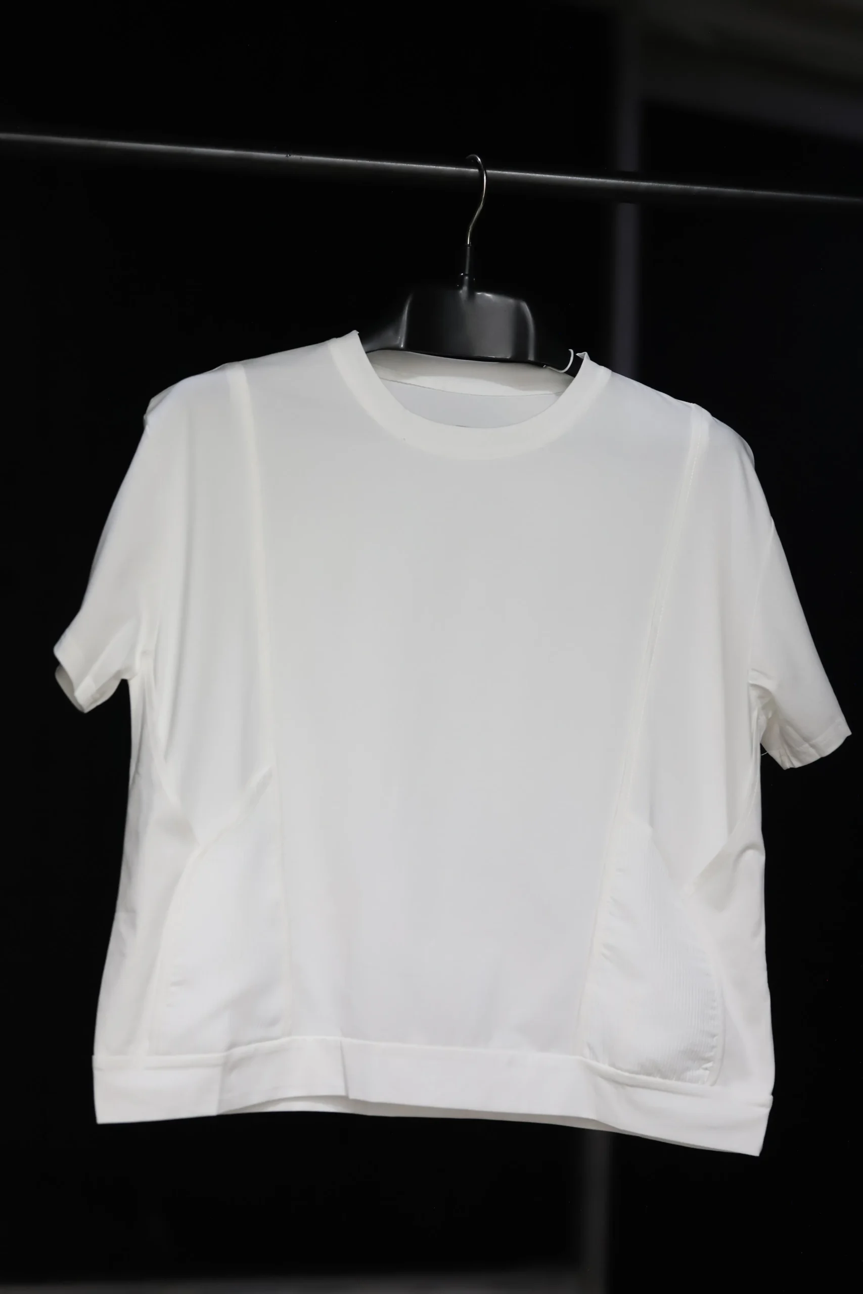 Men's Plain White Casual Cotton Shirt with Pockets