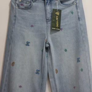 Women’s Light Blue Decorated Denim Jeans