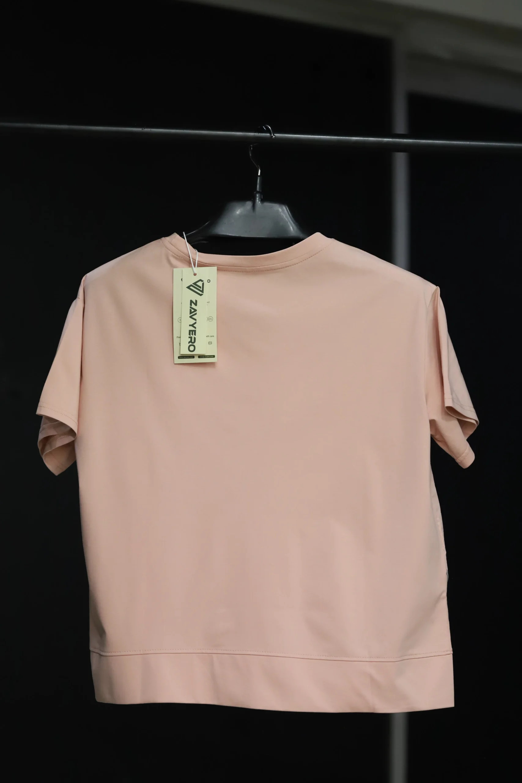Women's Pink Casual Wear Tee - Image 2