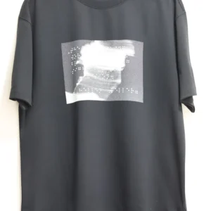 Women's Printed Black Tee