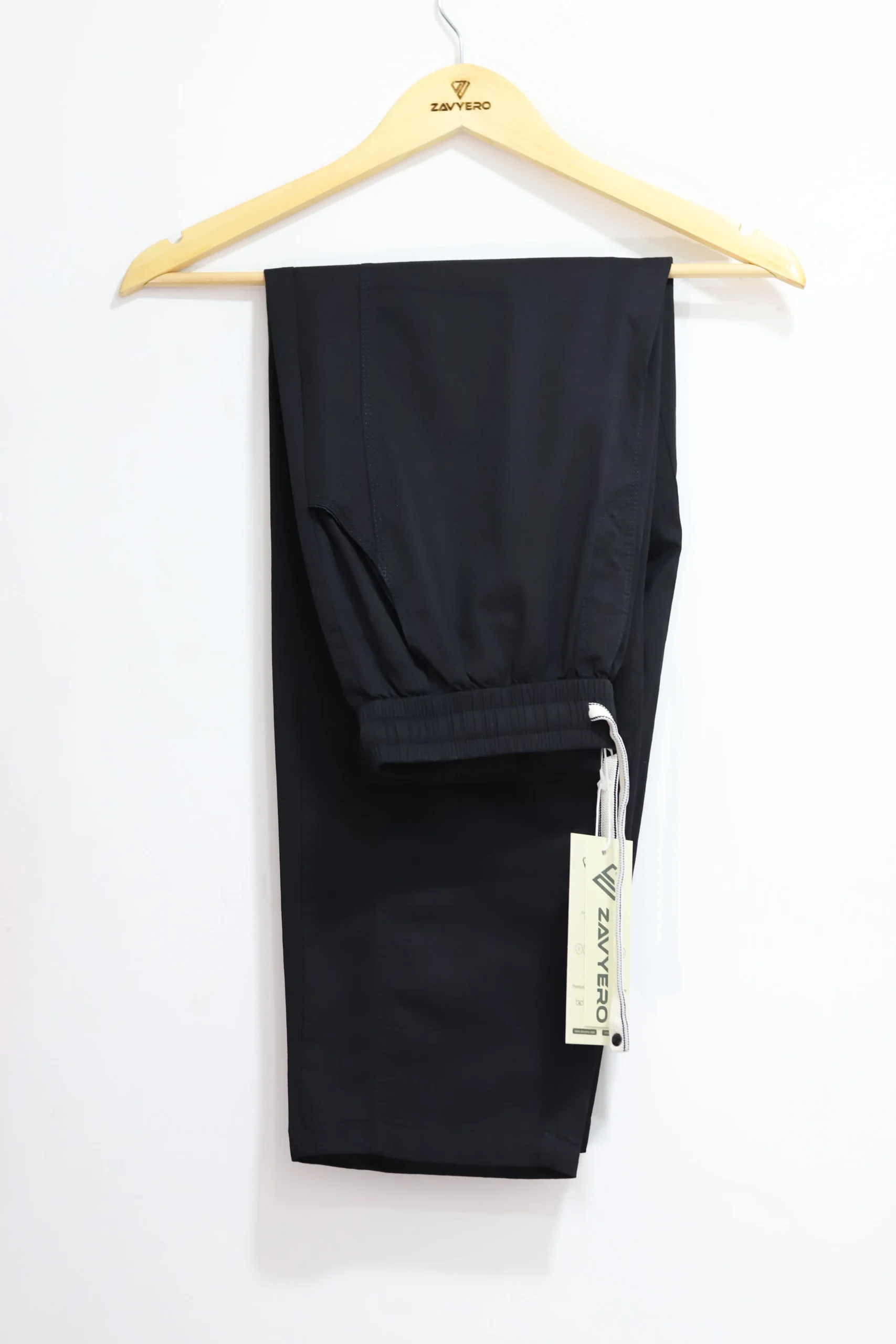 Women’s Comfy Black Cotton Pants - Image 5