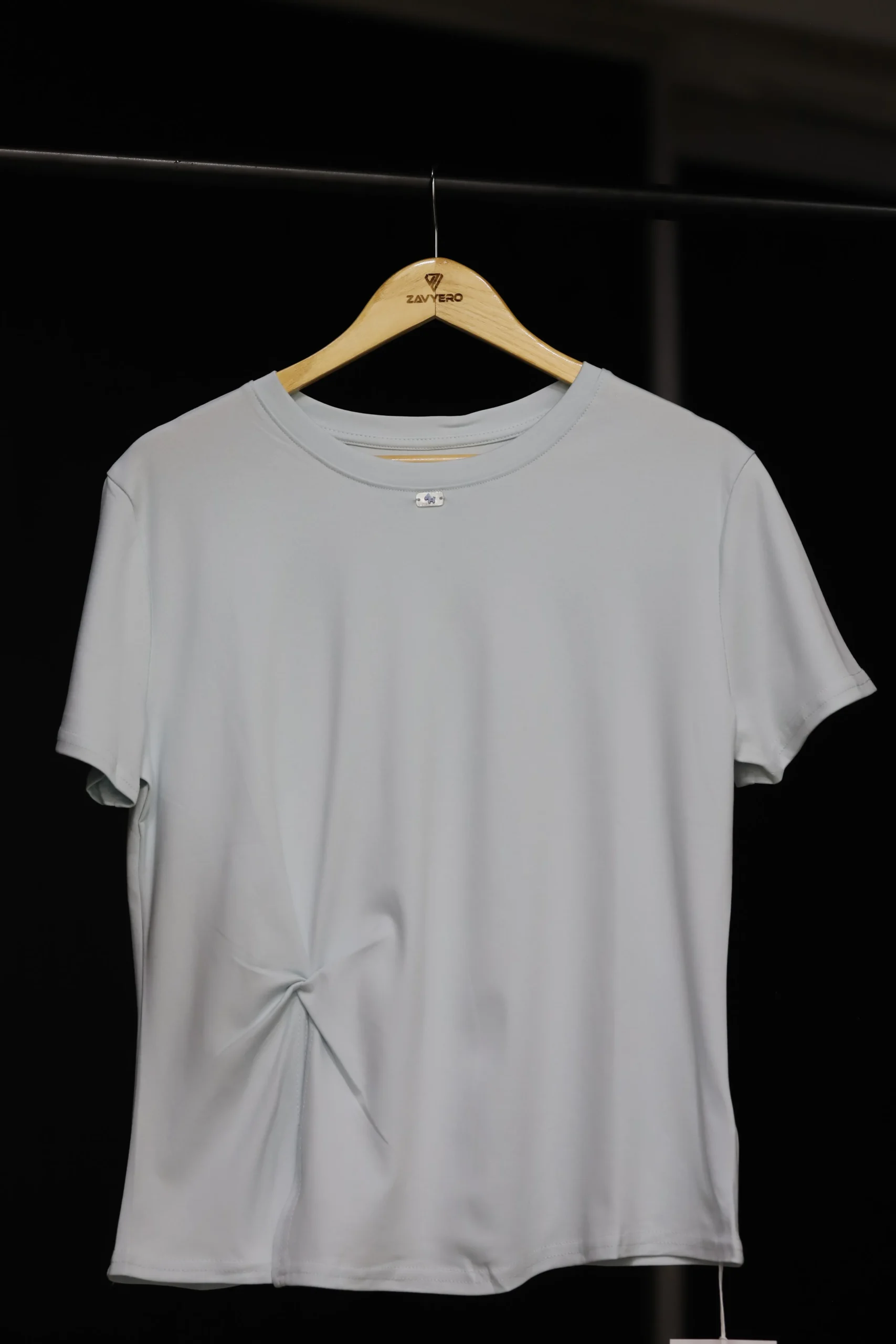 Women's Light Blue Comfy Cotton Shirt for Casual Wear - Image 2